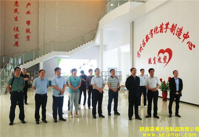 南京市棲霞區(qū)黨政代表團考察森弗數(shù)字化菊芋制造中心